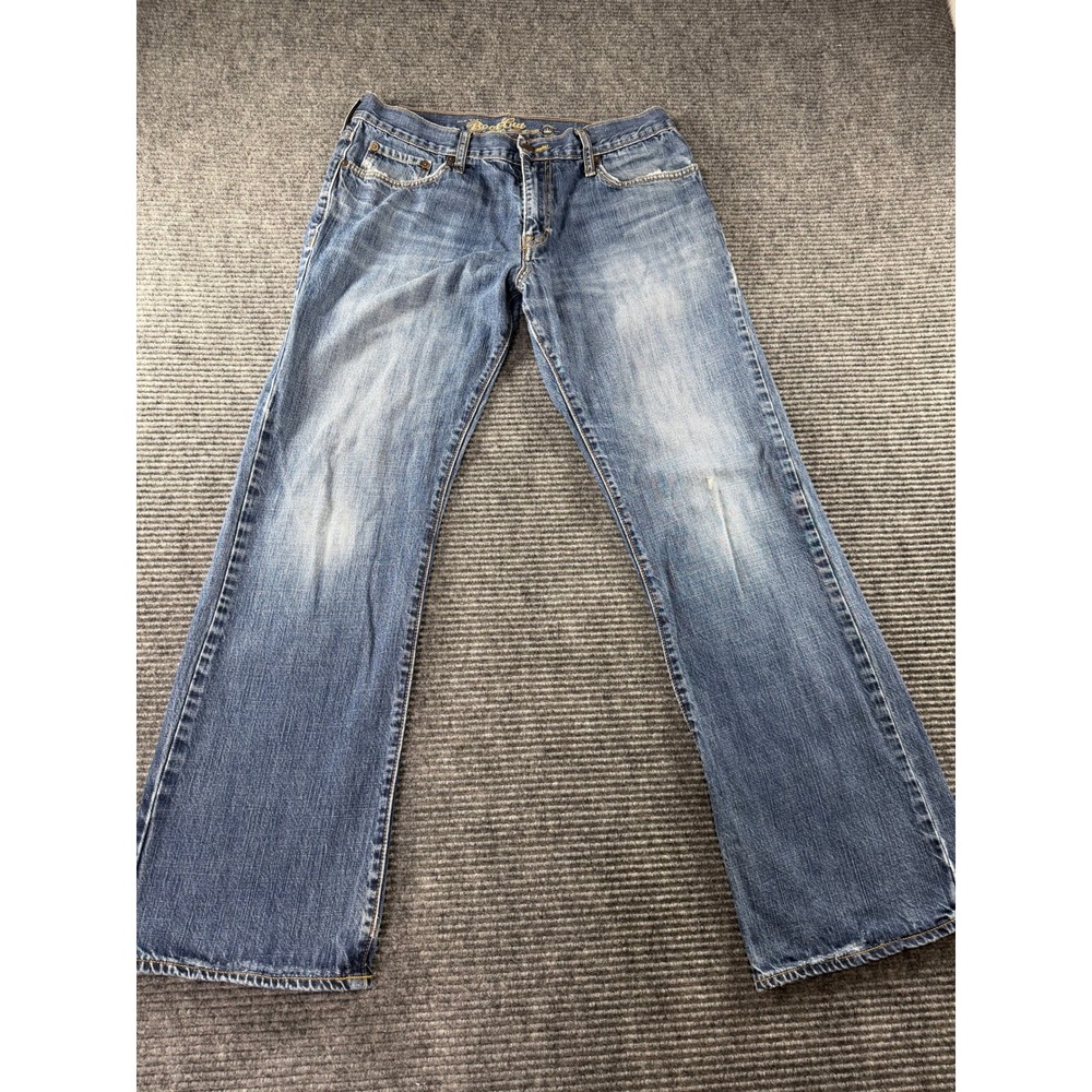 Old Navy Bootcut Jeans Womens 33x32 Medium Wash Denim 100% Cotton Blue - Picture 1 of 14